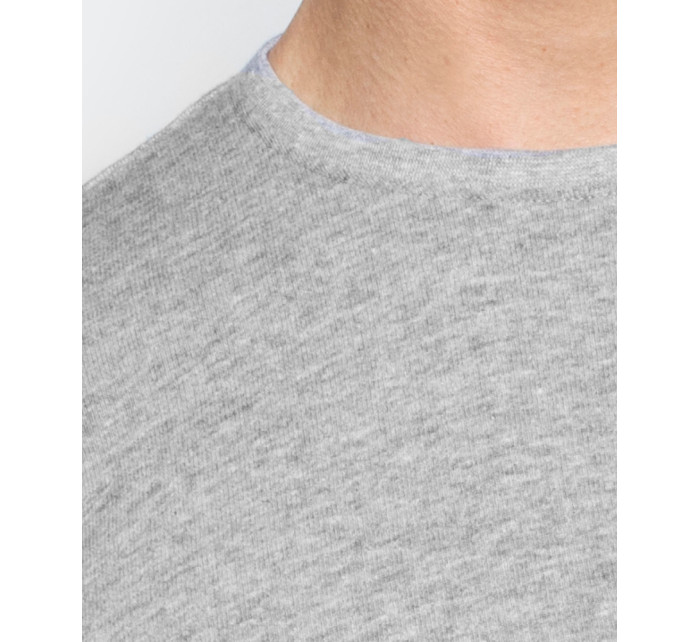 Pánské tričko s krátkým rukávem ATLANTIC - světle šedé