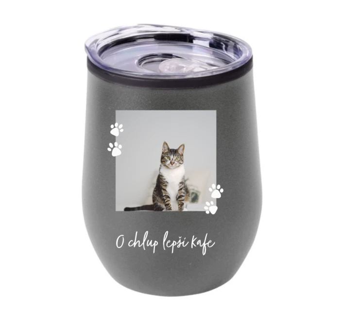 Personalizovaný termohrnek "bowl" - fotografie s mazlíčkem