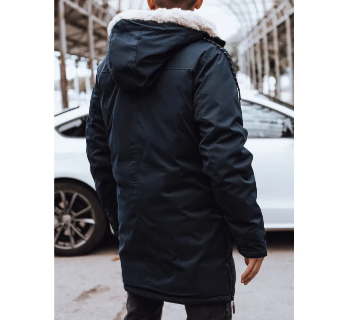 FashionStreet pánská tmavě modrá zimní bunda TX4591