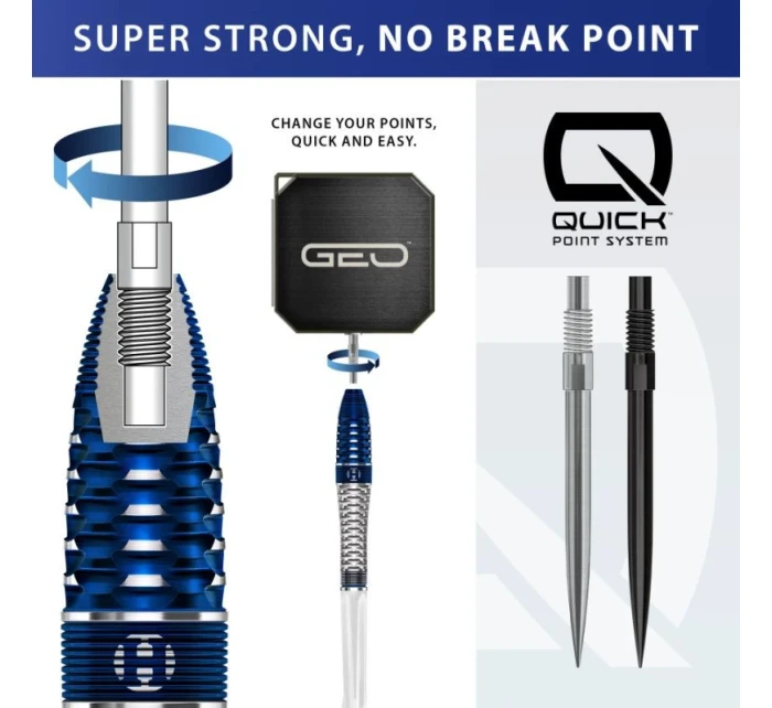 Šipky Harrows GEO 03 BOMB 90% steeltip Šipky Harrows GEO 03 BOMB 90% steeltip