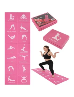 Skládací podložka na jógu model 21824406 RED FIT - Enero