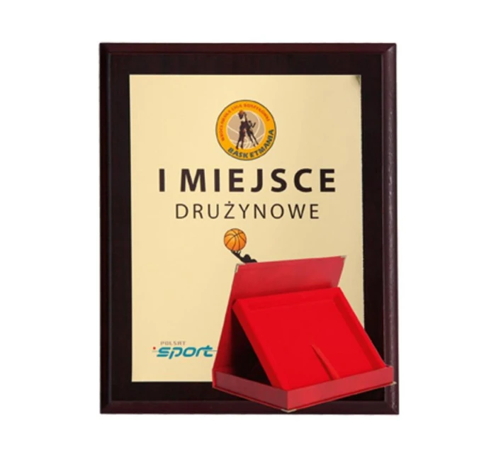 Plastový diplom s barevným dotykovým laminátem + pouzdro 305x245 mm