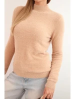 Svetr dámský alpaka s model 21314734 camelový - K-Fashion