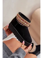 Dámské Sněhule S Vzorem Na Platformě Černé model 21678552 - Boto Dámské Sněhule S Vzorem Na Platformě Černé model 21678552 - Boto