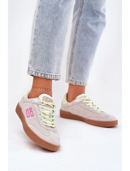 Semišové Sportovní Boty Tenisky Dámské  Bílá model 21690077 - D.Franklin