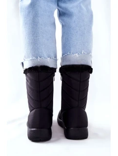 Vysoké Dámské Sněhule Černé Luxina