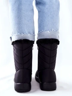 Vysoké Dámské Sněhule Černé Luxina