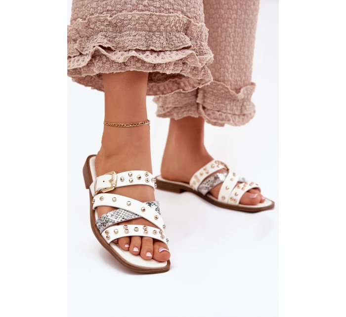 Pantofle model 214136 Step in style Pantofle model 214136 Step in style