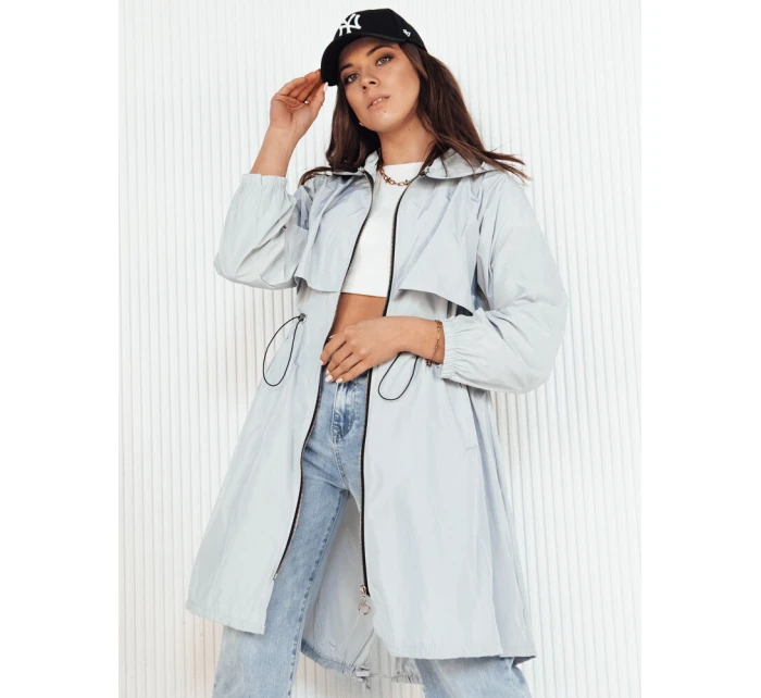 Dámská bunda parka šedá Dstreet model 21972983 - FashionStreet Dámská bunda parka šedá Dstreet model 21972983 - FashionStreet