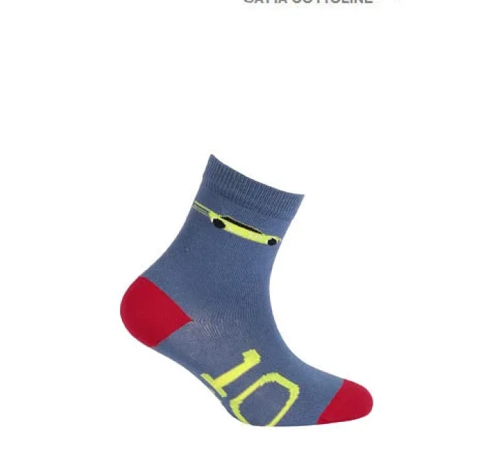 Skarpety  chłopięce wzorowane model 16127234 - Wola