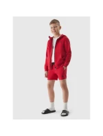 Chlapecká mikina na zip s kapucí 4F Junior Chlapecká mikina na zip s kapucí 4F Junior