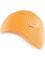 Plavecká čepice Crowell Java Bubble oranžové barvy.9