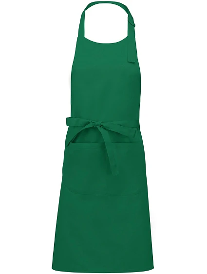 Kariban K 885 Zástěra s laclem 20.K885 kelly green Kariban K 885 Zástěra s laclem 20.K885 kelly green