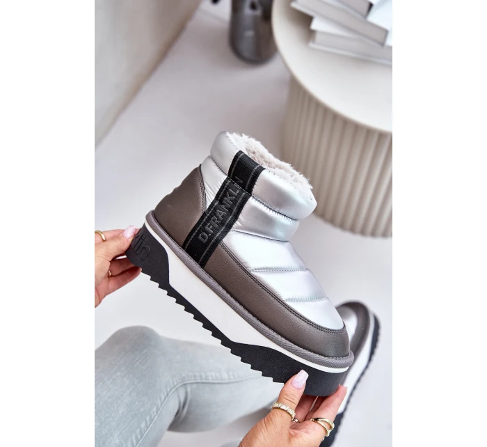 Nízké Sněhové Boty Na Podešvi  Stříbrné model 21674730 - D.Franklin