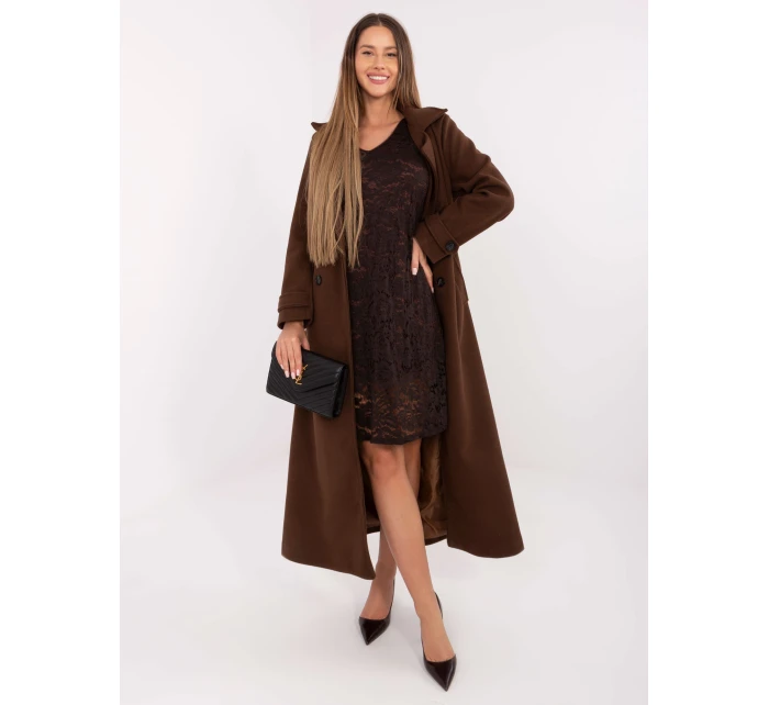 Šaty MI SK A1418.36 hnědé Šaty MI SK A1418.36 hnědé