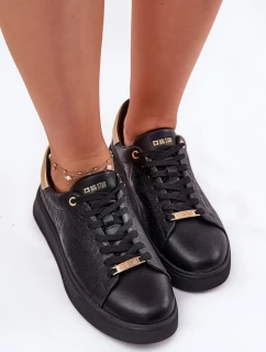 Dámské tenisky z ECO kůže Big Star – černé