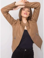 Dámská krátká bunda NM DE KR HX 2838.95P Hnědá velbloud - FPrice