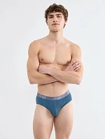 Pánské slipy sloggi men Start Midi C2P box modré Sea Blue Light Combination - SLOGGI