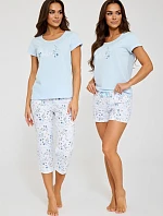 Pyžamo Cornette 466/344 Delicate kr/r třídílné S-2XL