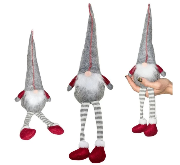 DEKORATIVNÍ TRPASLÍK 30+15CM ŠEDÝ DEKORATIVNÍ TRPASLÍK 30+15CM ŠEDÝ