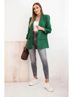Sako s klopami elegantní zelené Sako s klopami elegantní zelené