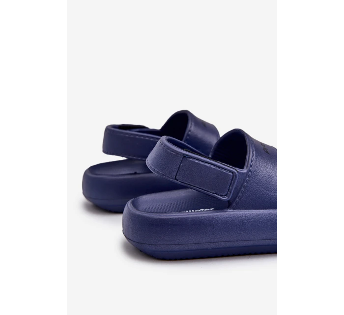 Lehké pěnové sandály na suchý zip ProWater PRO-24-05-01K tmavě modré Lehké pěnové sandály na suchý zip ProWater PRO-24-05-01K tmavě modré