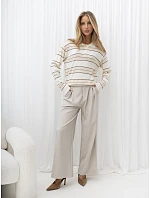 Sweter IR SW model 22554346 beżowy - FPrice Sweter IR SW model 22554346 beżowy - FPrice