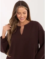 Bluza MJ BL model 21787976 ciemny brązowy - FPrice