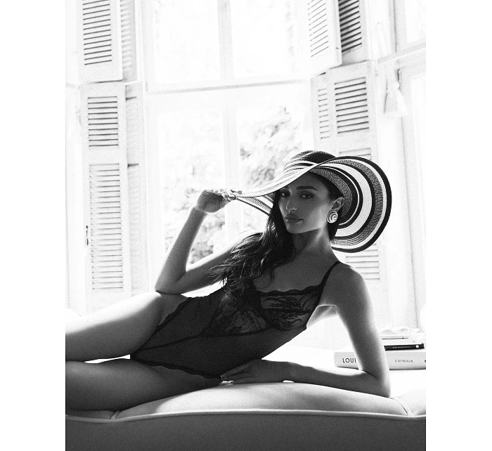 Dámské body  Teddy černé  model 22097957 - Obsessive