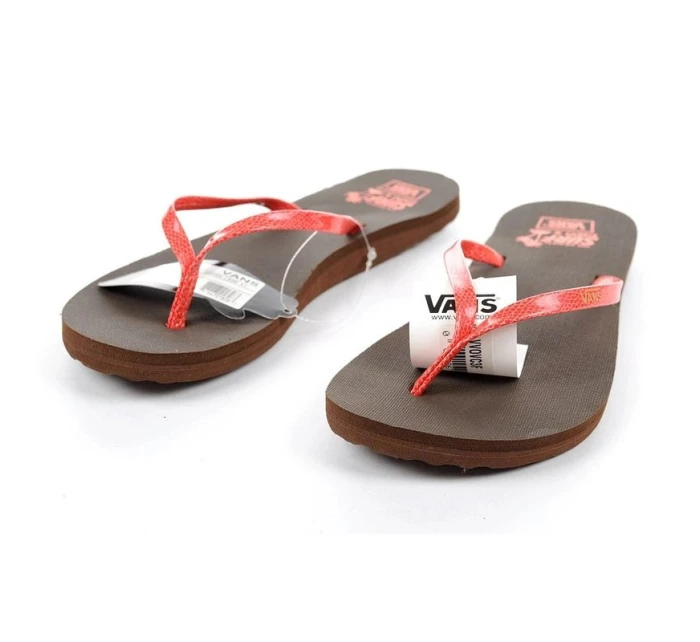 Dámské žabky V0VC3F brown - Vans