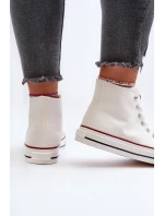 Dámské vysoké tenisky Big Star NN274276 bílé