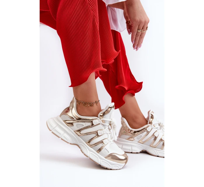 Dámské tenisky na masivní podrážce bílé model 21659040 - Boto