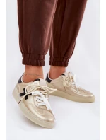 Nízké dámské sportovní boty zlaté model 21685903 - Boto Nízké dámské sportovní boty zlaté model 21685903 - Boto