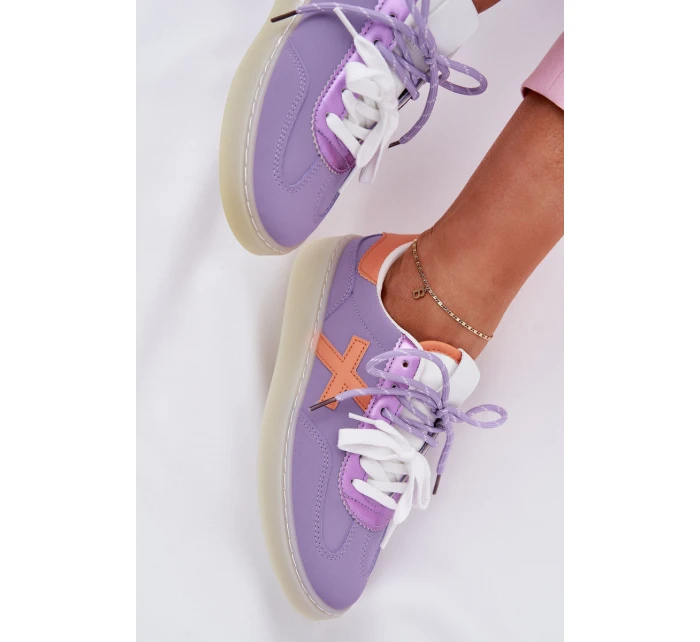 Nízké Dámské Sportovní Boty Fialové model 21685910 - Boto Nízké Dámské Sportovní Boty Fialové model 21685910 - Boto