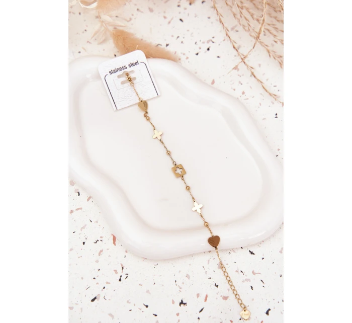 Náramek ze nerezové oceli s zlatými model 21776873 - Boto Náramek ze nerezové oceli s zlatými model 21776873 - Boto