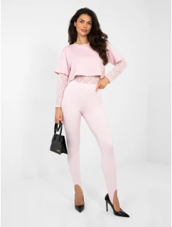 Kalhoty MI SP K22.65 světle růžové