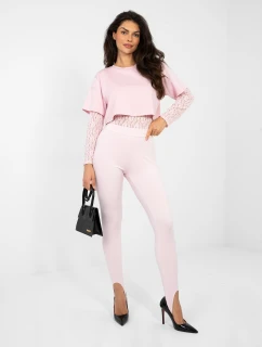 Kalhoty MI SP K22.65 světle růžové