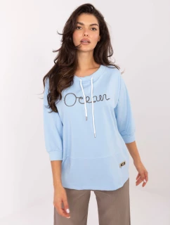 Bluzka RV BZ model 21393057 jasny niebieski - FPrice