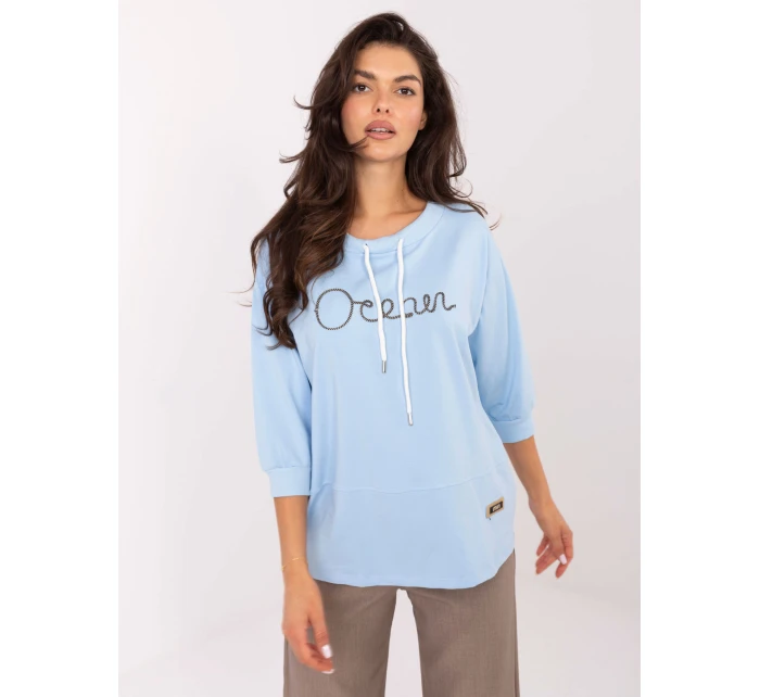 Bluzka RV BZ model 21393057 jasny niebieski - FPrice