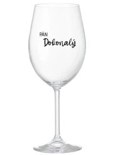 PÁN DOKONALÝ - priehľadný pohár na víno 350 ml