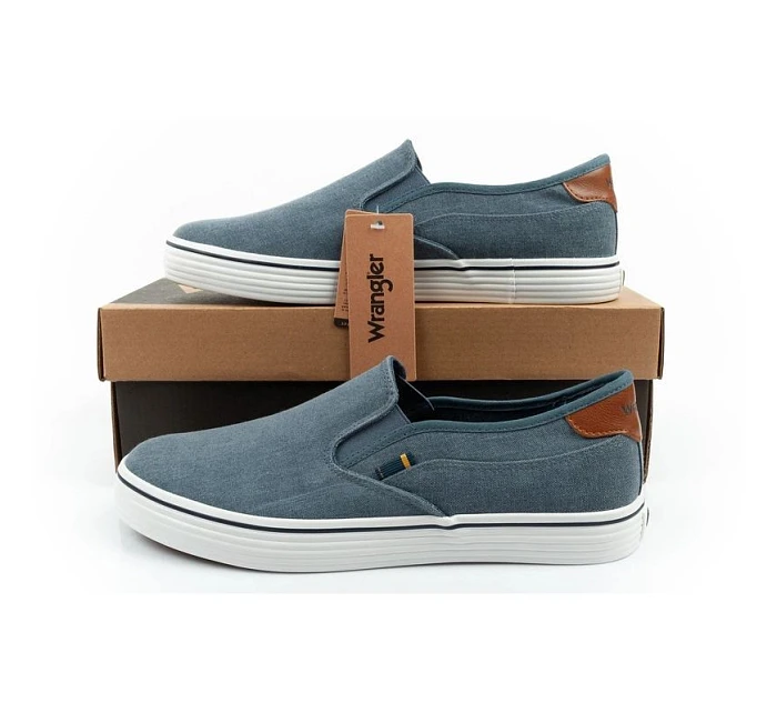 Pánská sportovní obuv Wrangler Calypso trainers Slip-On blue