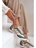 Nízké Tenisky Dámské Béžovo-Zelené Eezore Nízké Tenisky Dámské Béžovo-Zelené Eezore