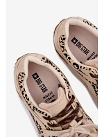 Kožené semišové dámské tenisky Big Star model 22074804 béžové - Big Star Shoes Kožené semišové dámské tenisky Big Star model 22074804 béžové - Big Star Shoes