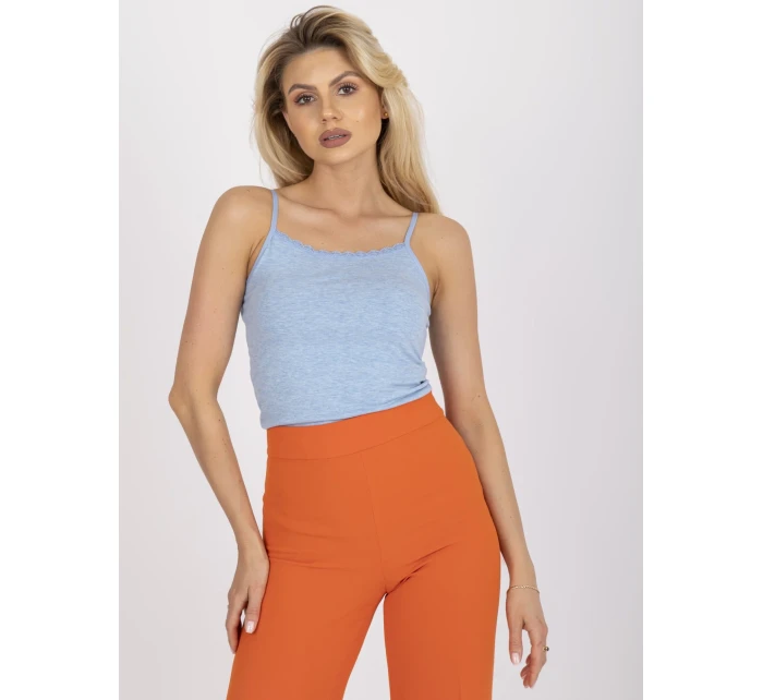 Dámský top BR TP model 17356650 světle modrý - FPrice Dámský top BR TP model 17356650 světle modrý - FPrice