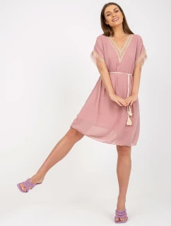 Šaty DHJ SK model 17436885 světle růžová - FPrice