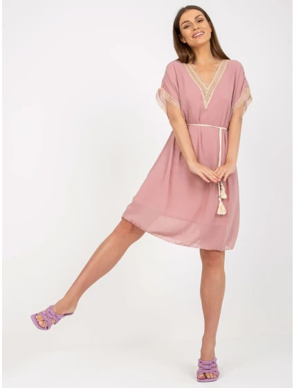 Šaty DHJ SK 1508.12 světle růžová