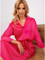 LK SK 509348 šaty.04 tmavě růžová