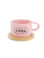 PÁTEK - růžový hrníček makronka 200 ml