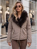 Kurtka zimowa damska z odpinanym fango model 22542319 - FashionStreet Kurtka zimowa damska z odpinanym fango model 22542319 - FashionStreet