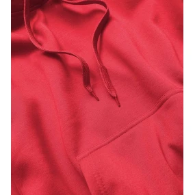 Červená dámská tepláková mikina (W02-59) Červená dámská tepláková mikina (W02-59)